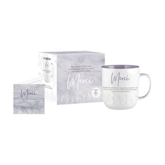 Tasse inspirante Merci