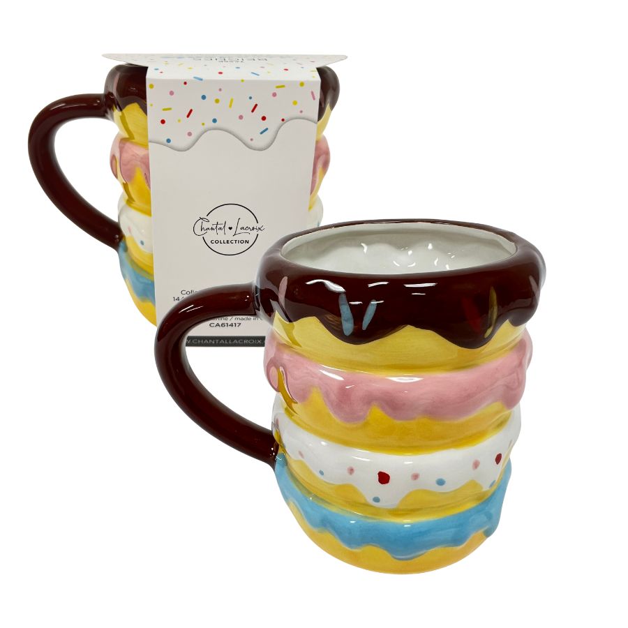 Tasse à café beigne décadent Chantal Lacroix