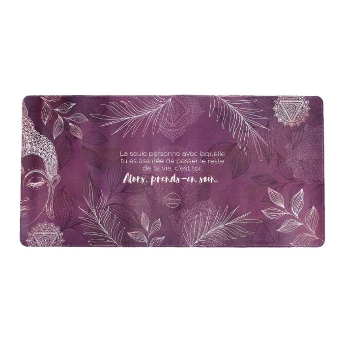 Sous-main de bureau mauve Chantal Lacroix