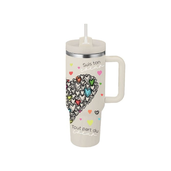 Tasse XL 40 oz Chantal Lacroix "Cœur"