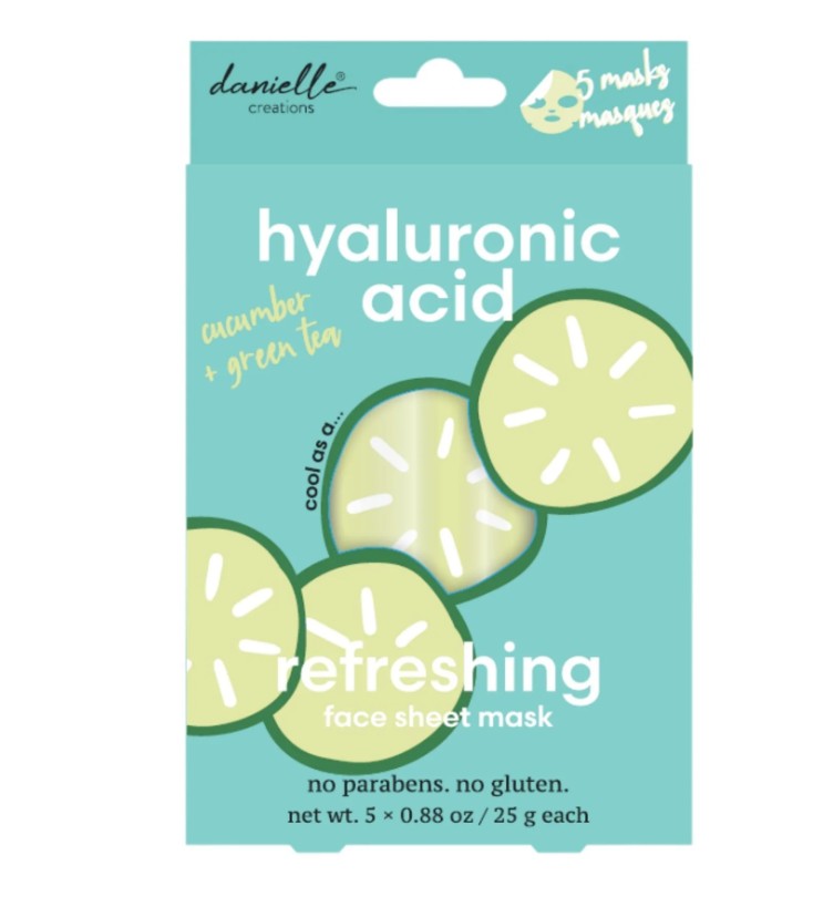 Masque de collagène avec acide hyaluronique (Paquet de 5)