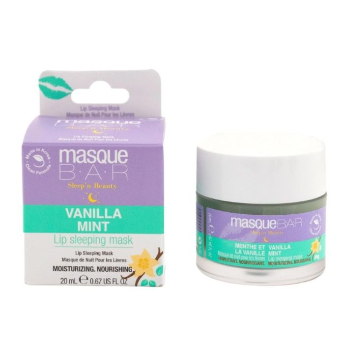 Masque de nuit pour lèvres 20 ml menthe et vanille