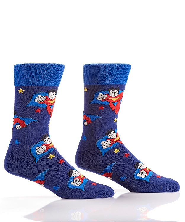 Bas pour homme à motifs Superman