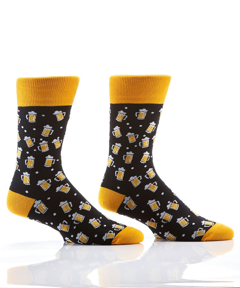 Bas pour homme à motifs chopes de bières
