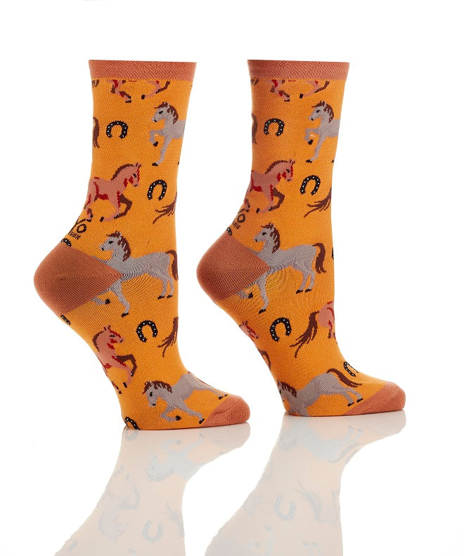 Bas pour femme à motifs chevaux