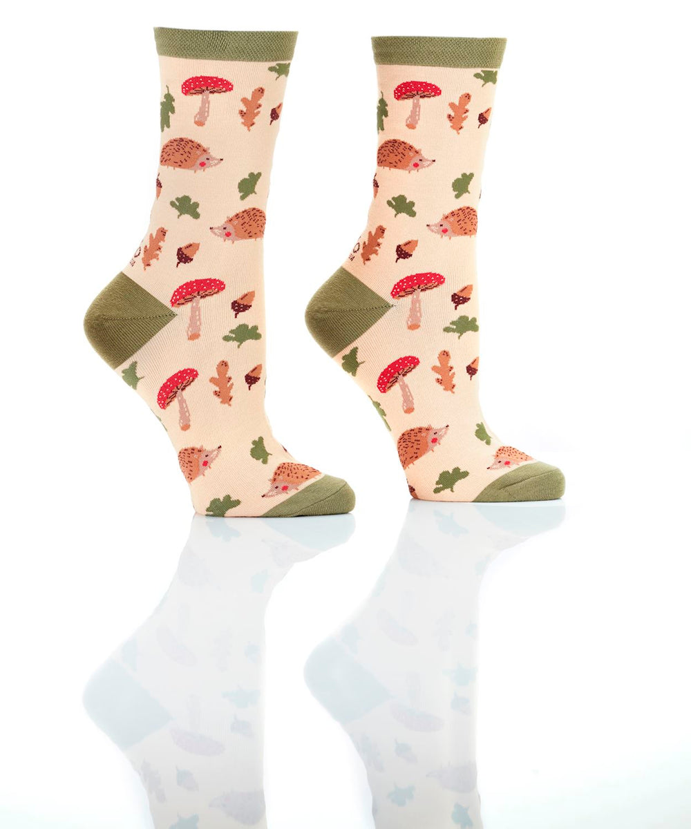 Bas pour femme Yo Sox champignon et hérisson