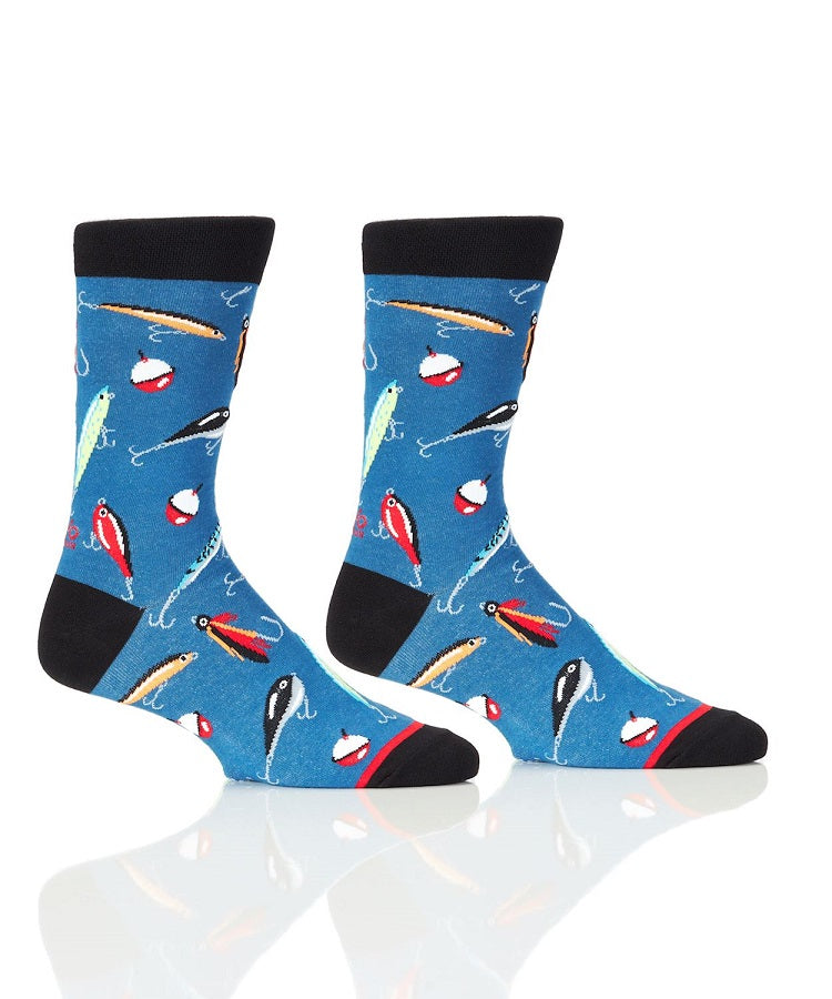 Bas pour homme Yo Sox bleu foncé appâts de pêche