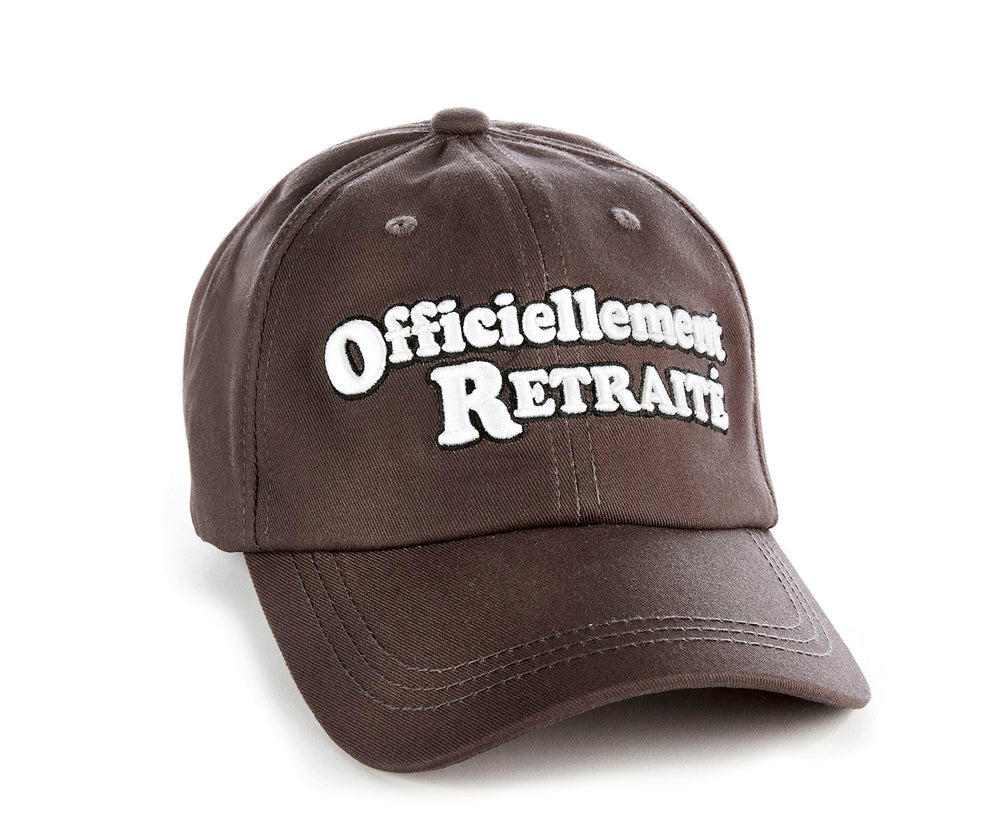Casquette noire officiellement retraité