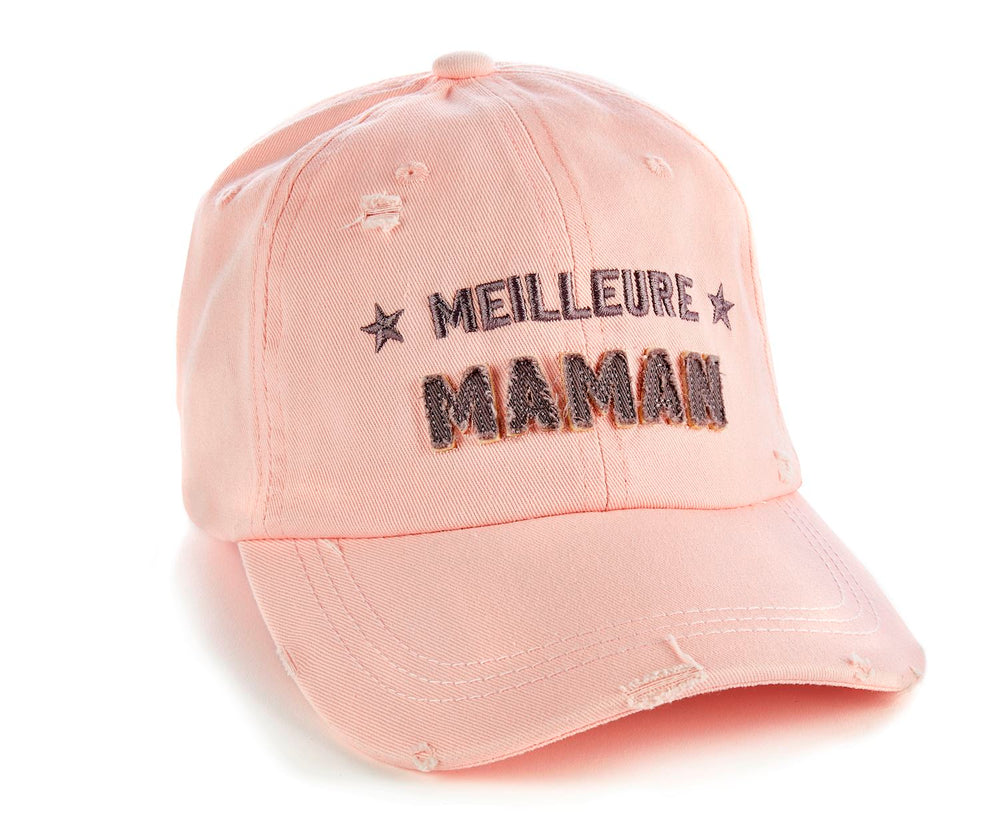 Casquette rose meilleure maman