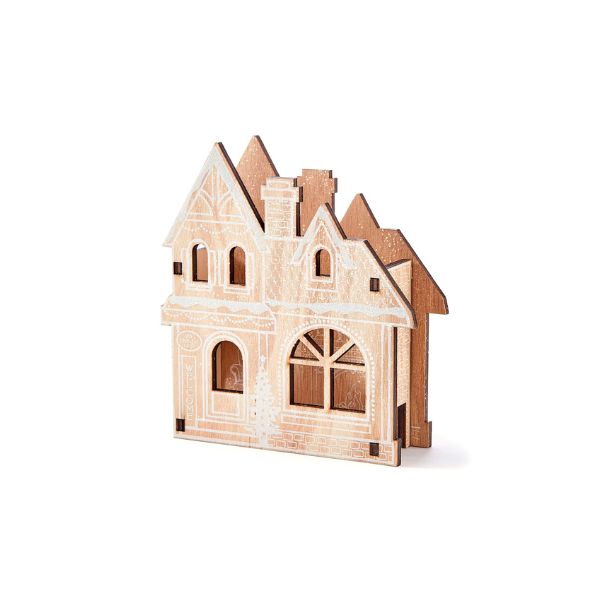 Maison en bois à assembler 6,3 po x 6,7 po