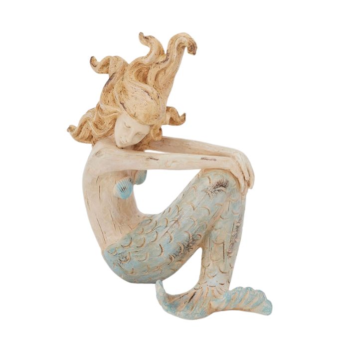 Sirène assise 7,5 po x 8 po