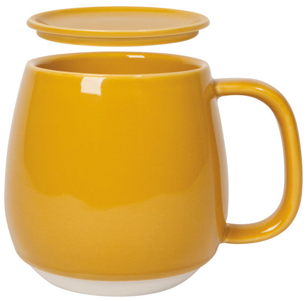 Tasse avec couvercle en céramique