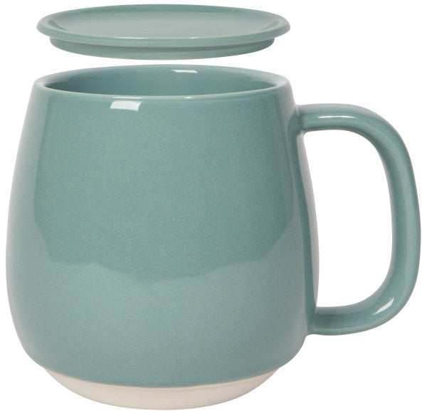 Tasse avec couvercle en céramique