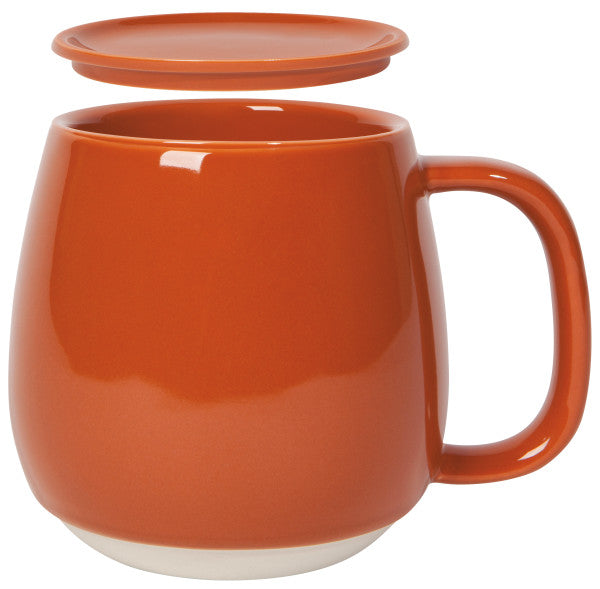 Tasse avec couvercle en céramique