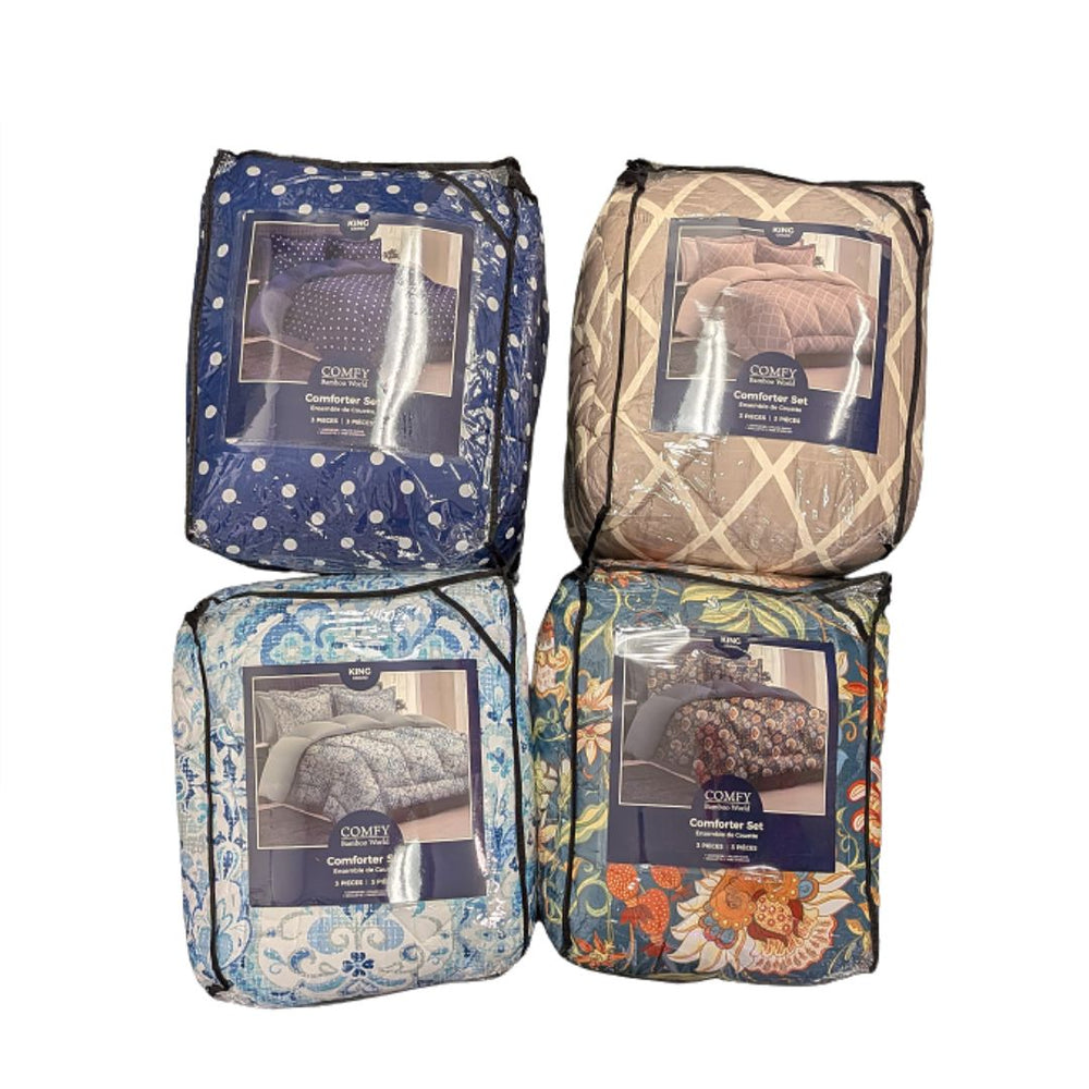 Ensemble de douillette 3 morceaux 100% microfibre Parker