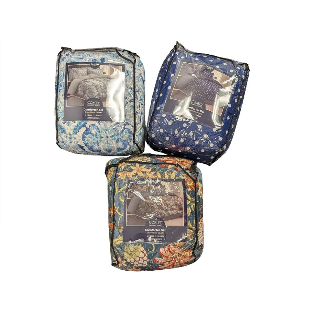 Ensemble de douillette 3 morceaux 100% microfibre Parker