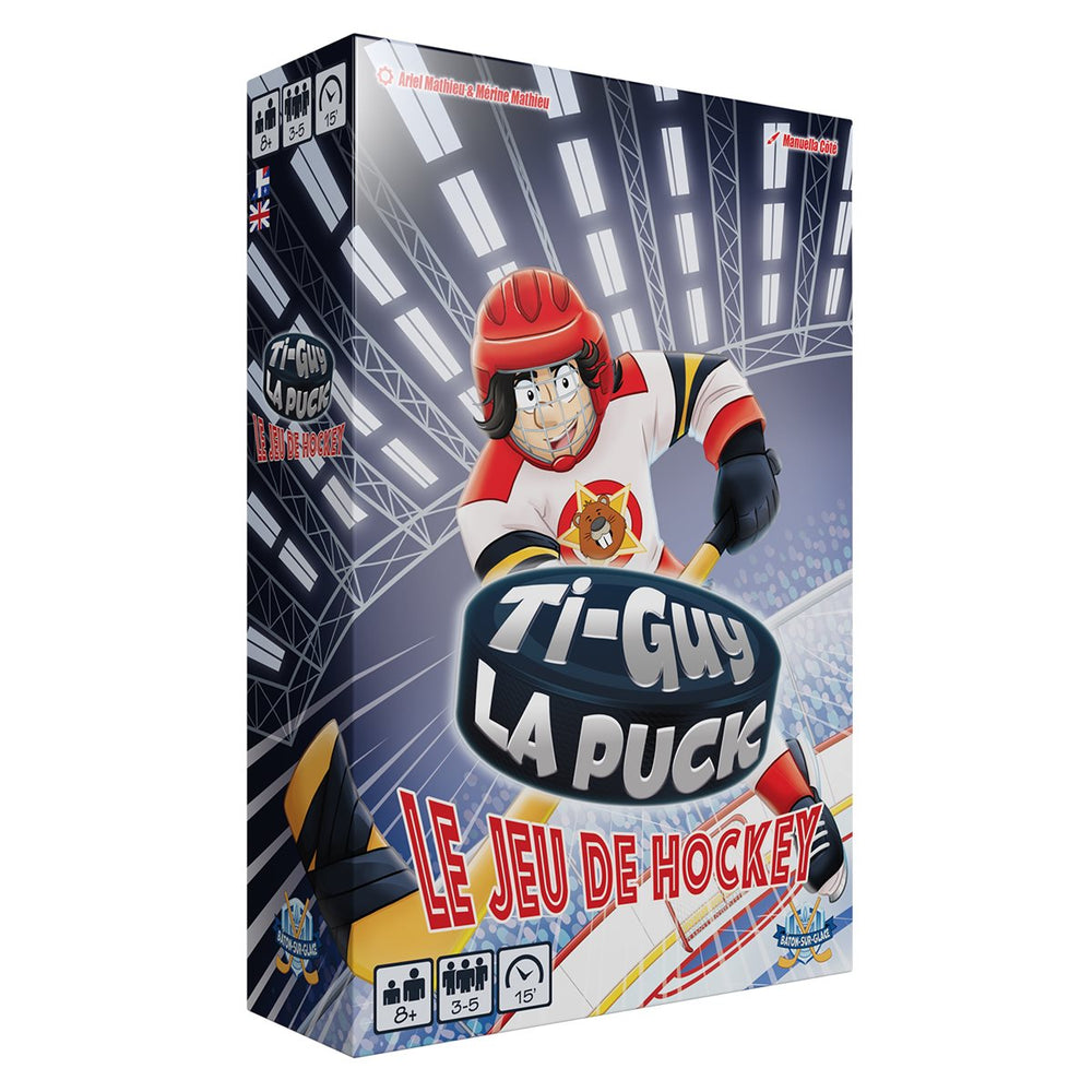 Jeu Ti-Guy la Puck (8 ans et plus, 3 à 5 joueurs)