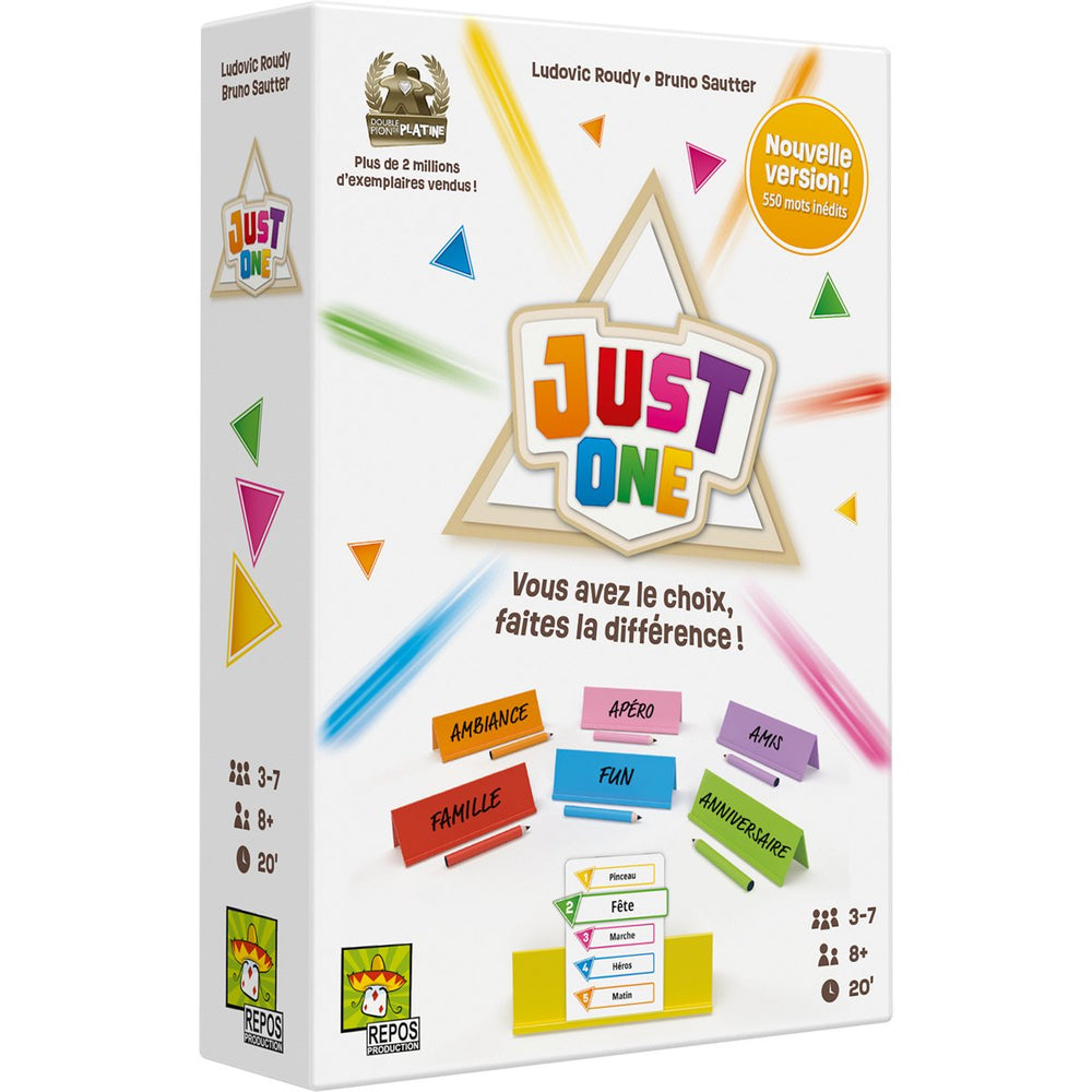 Jeu Just One français nouvelle version (8 ans et plus, 3 à 7 joueurs)