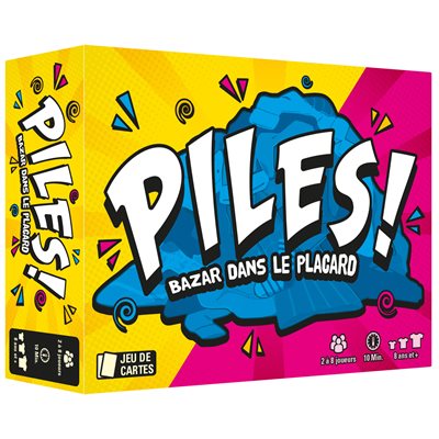 Jeu Piles! (8 ans et plus, 2 à 8 joueurs)