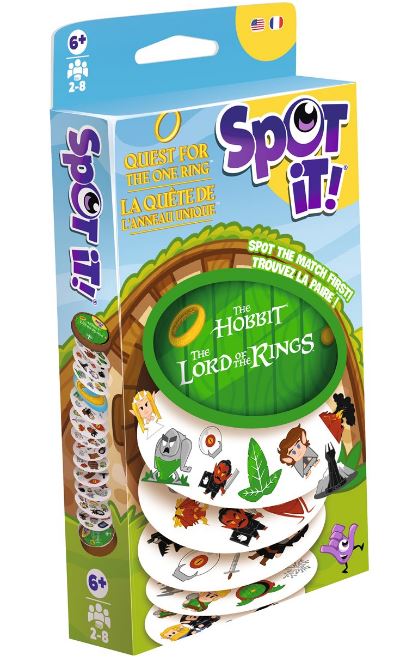 Jeu Spot It! Le seigneur des anneaux (6 ans et plus, 2 à 8 joueurs)