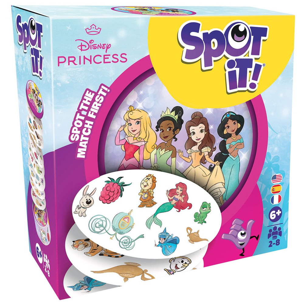 Jeu Spot It! Disney Princesse (6 ans et plus, 2 à 8 joueurs)