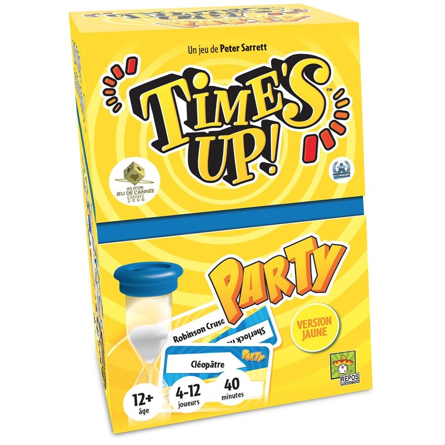 Jeu Time's Up édition party Québec (4 à 12 joueurs, 12 ans et +)
