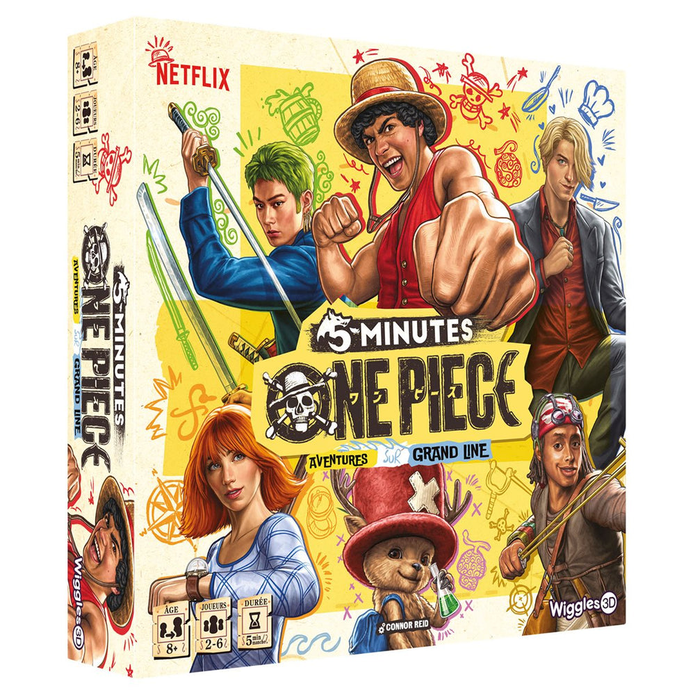 Jeu 5 minutes One Piece (8 ans et plus, 2 à 6 joueurs)