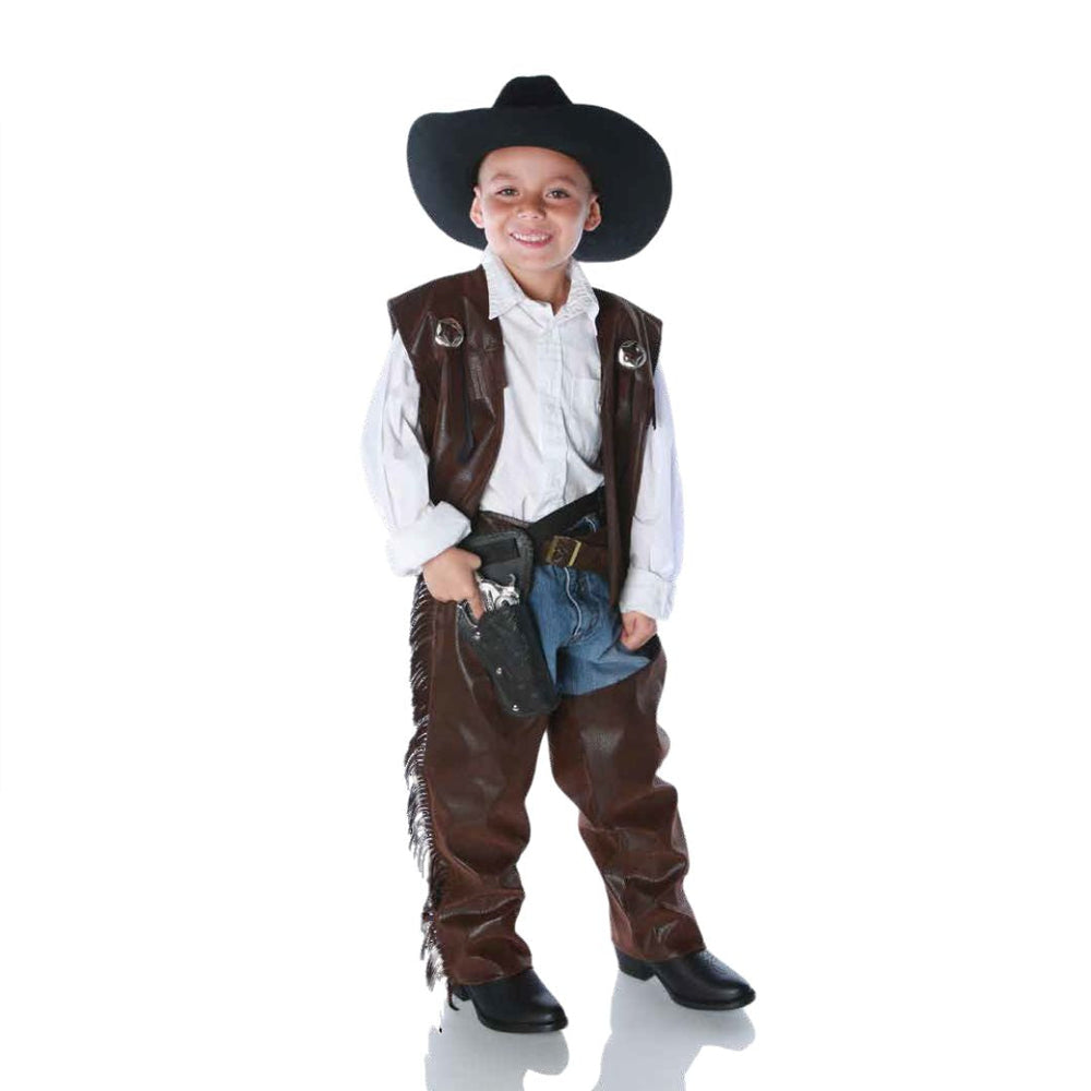 Costume enfant veste et jambières de cowboy (M)