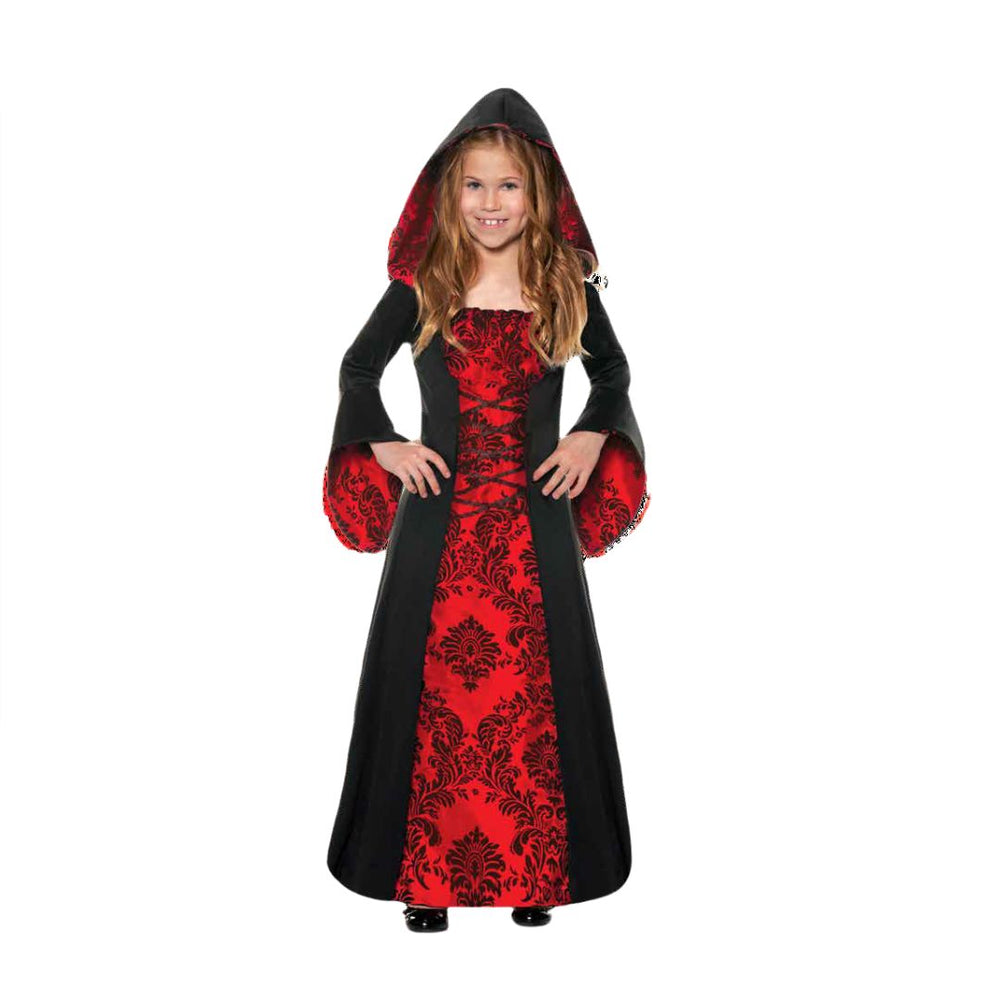 Costume enfant sorcière rouge