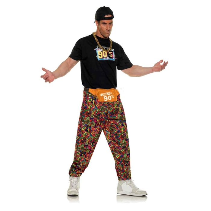 Costume adulte années 90 pantalon baggy