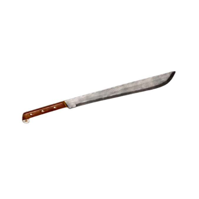 Fausse machette en mousse pour costume d'Halloween