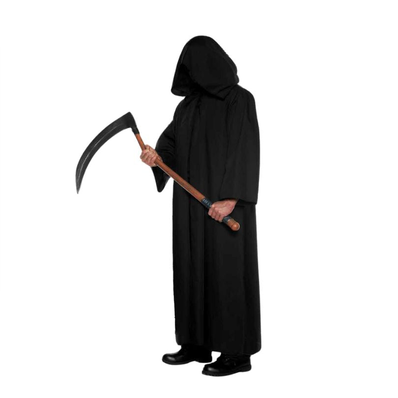 Costume adulte robe à capuche noire (STD)