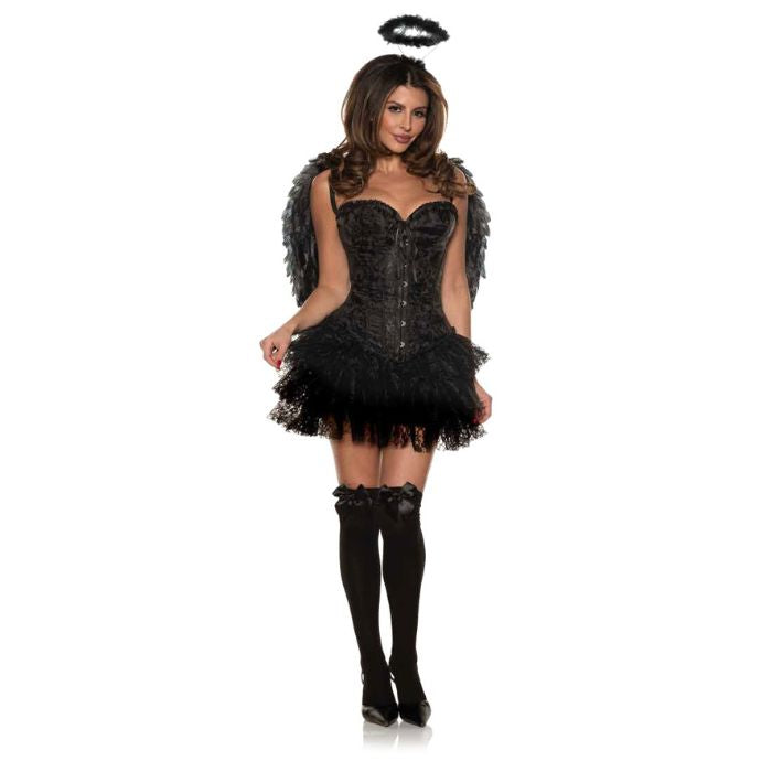 Costume femme ange noir sexy