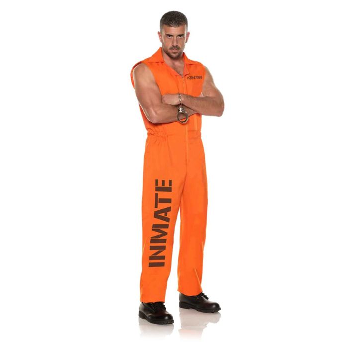 Costume homme prisonnier habit orange