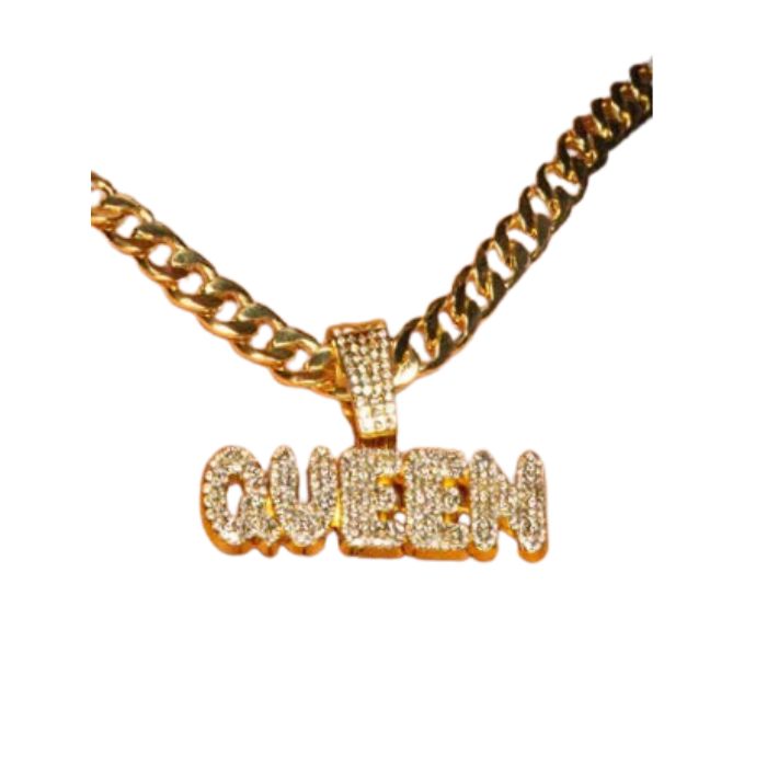 Collier Queen orné de strass