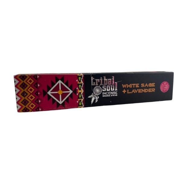 Bâtons d'encens Tribal Soul 15 g sauge blanche et lavande