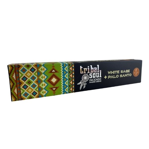 Bâtons d'encens Tribal Soul 15 g palo sauge blanche