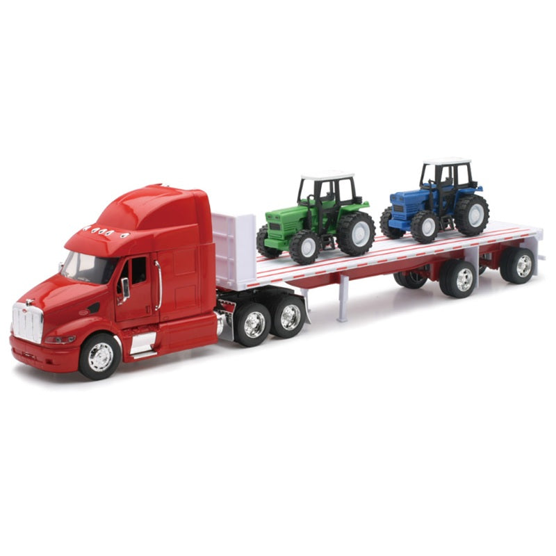 Camion remorque Peterbilt avec 2 tracteurs (8 ans et plus)