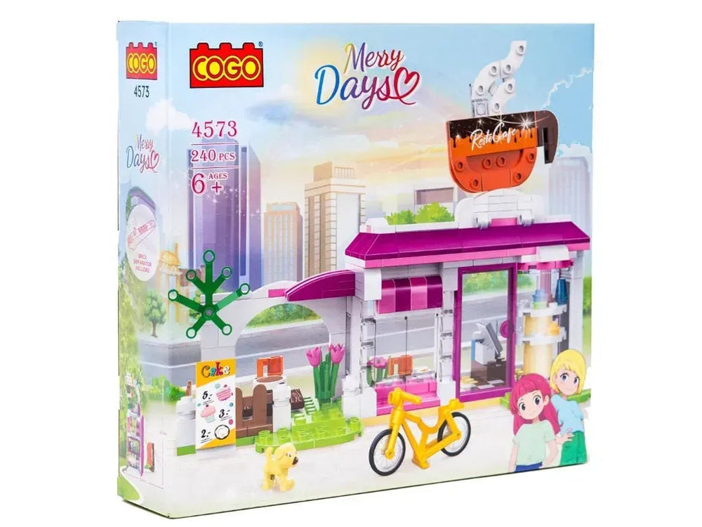 Mini bloc de construction resto et café 240 morceaux COGO (6 ans et plus)