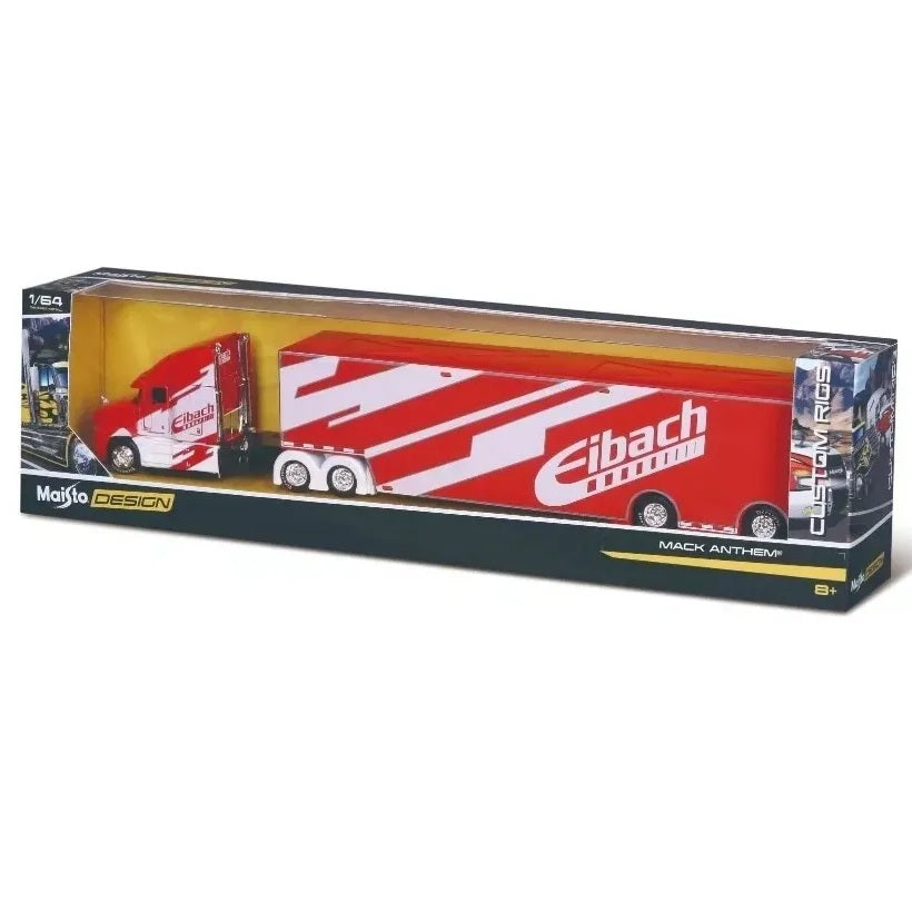 Camion remorque Maisto rouge et blanc