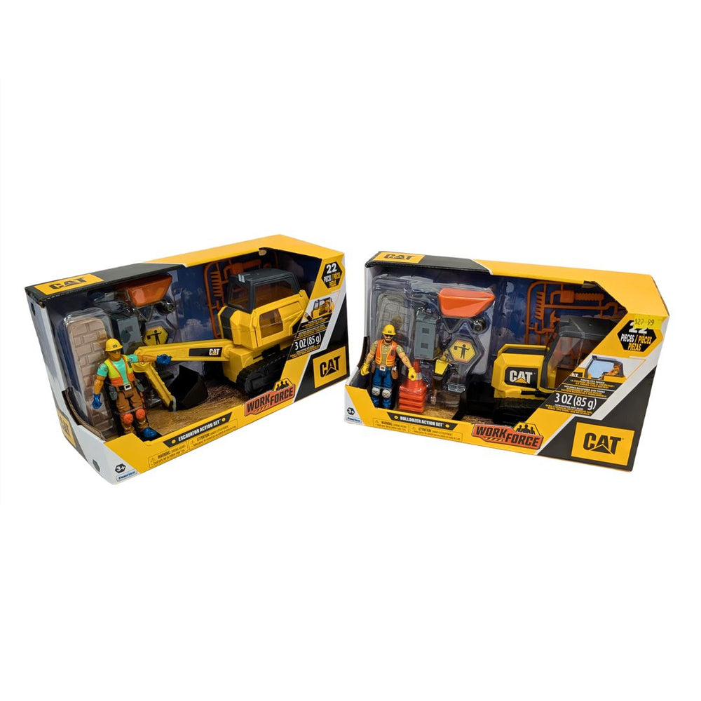 Camion de construction et figurine 4 po CAT (3 ans et plus)