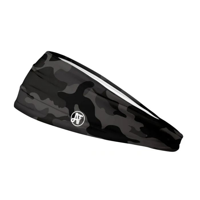 Bandeau de sport camouflage noir