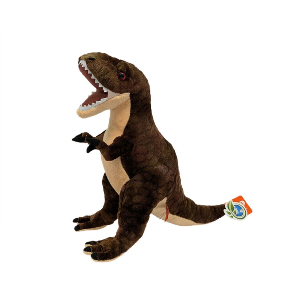 Peluche dinosaure T-Rex brun