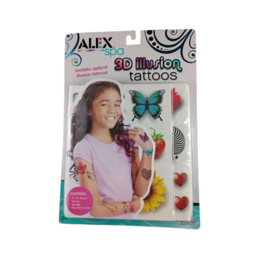 Tattouage illusion 3D Alex Spa (8 ans et +)