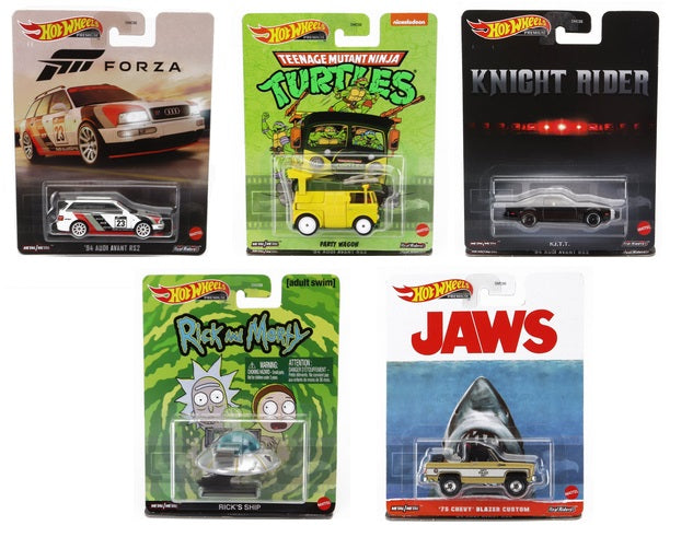 Auto Hot Wheels licence film rétro