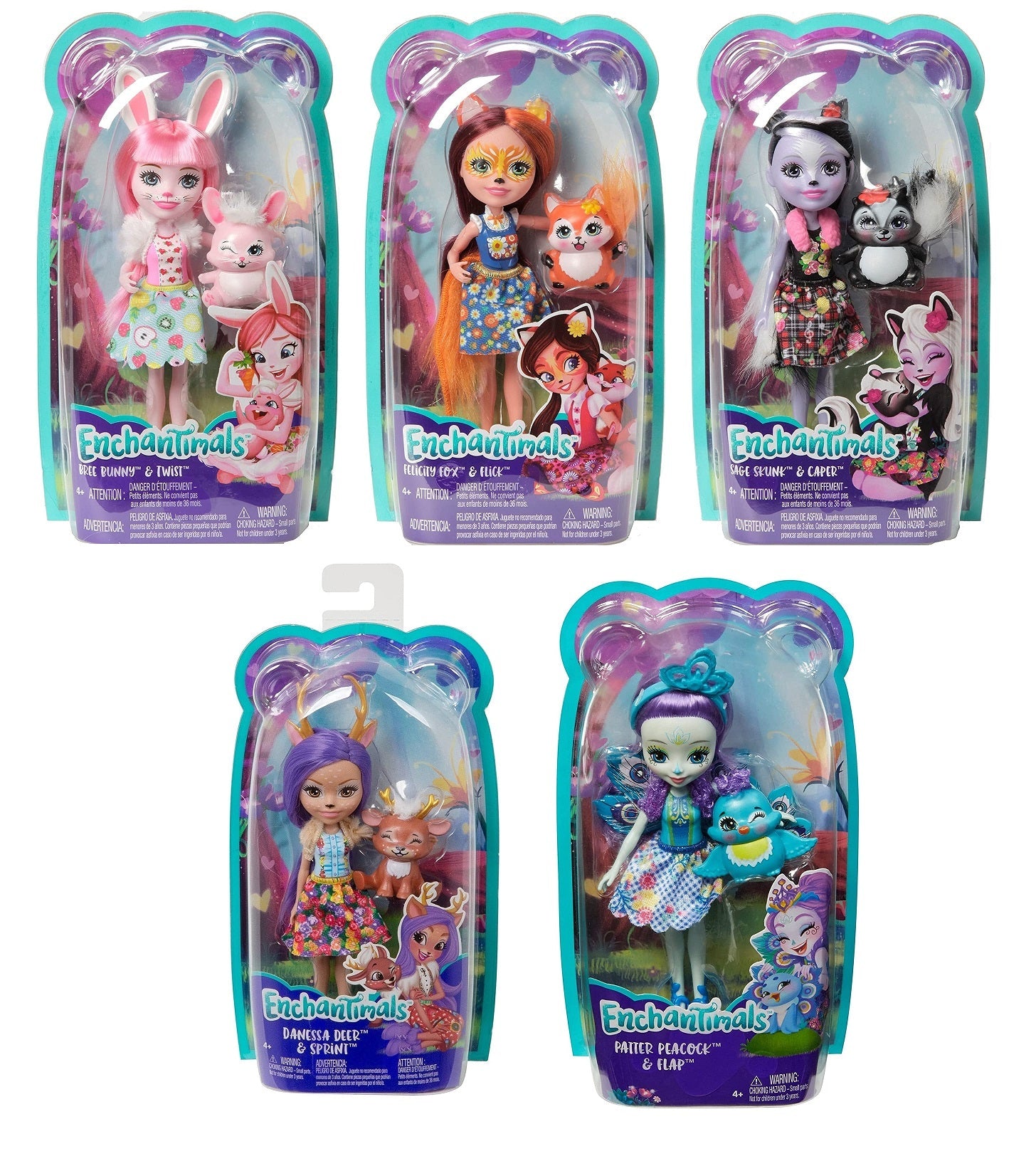 Poupee Enchantimals 15 po avec compagnon 4 ans et Lecompte maison et style de vie