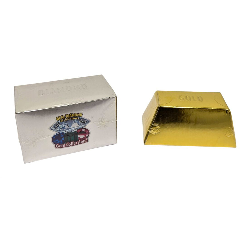 Faux lingot d'or ou diamant à briser pour découvrir une pierre 5 ans et plus