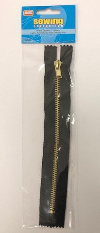 Fermeture éclair nylon 18 cm noire