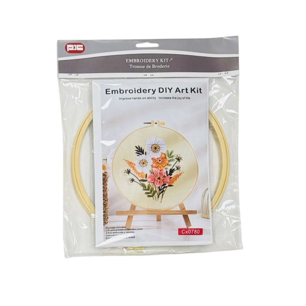 Ensemble de broderie bouquet de fleurs