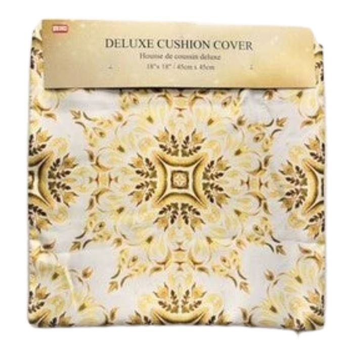 Housse pour coussin 18 po x 18 po mosaïk jaune